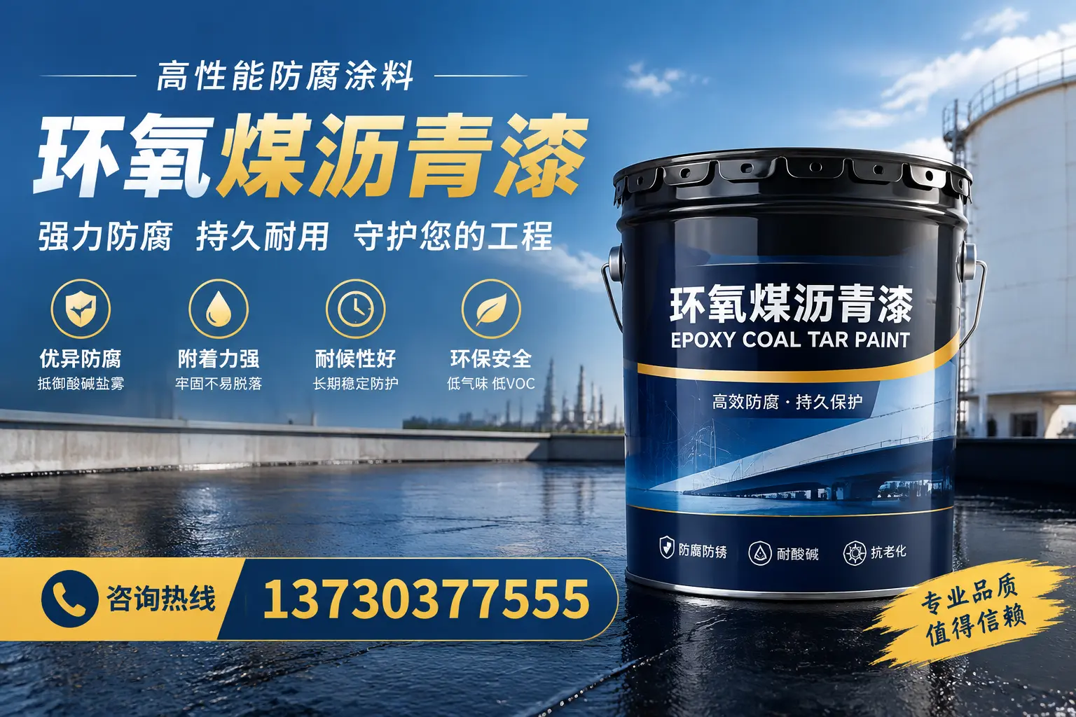 环氧煤沥青漆的耐久性分析，适合毕节的使用场景